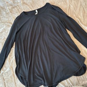 Lululemon Flowy Black Workout Top